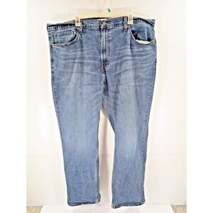 Levi Strauss Signature Jeans Mens 42x32 Blue Relaxed Fit Authentics Denim Casual
